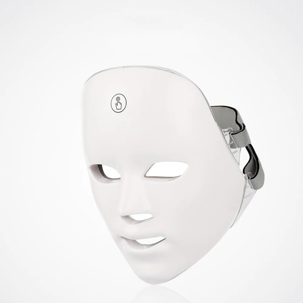 White LED beauty mask for facial therapy
