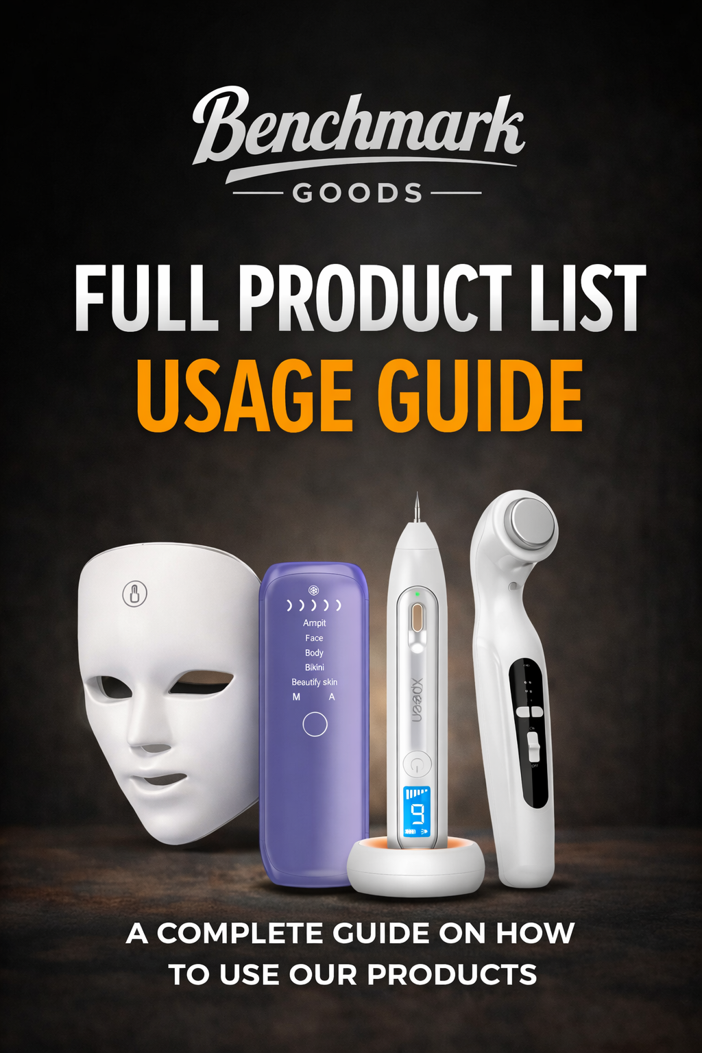 Complete product usage guide e-book.