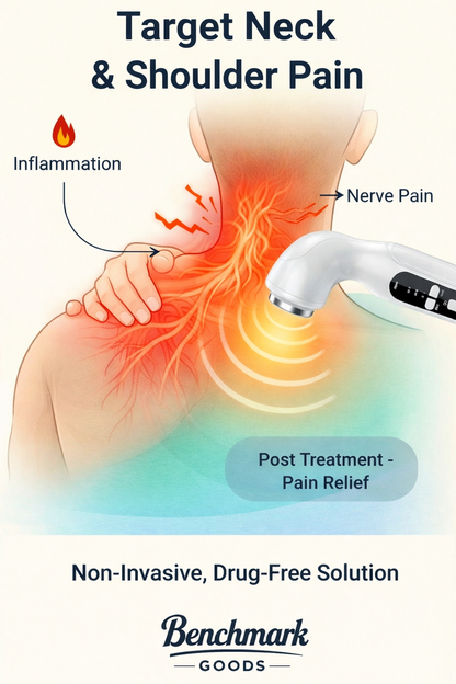 Ultrasonic relaxer physiotherapy device.