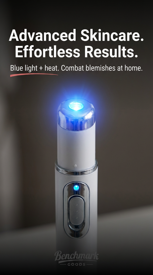 Blue light therapy pen for skincare
