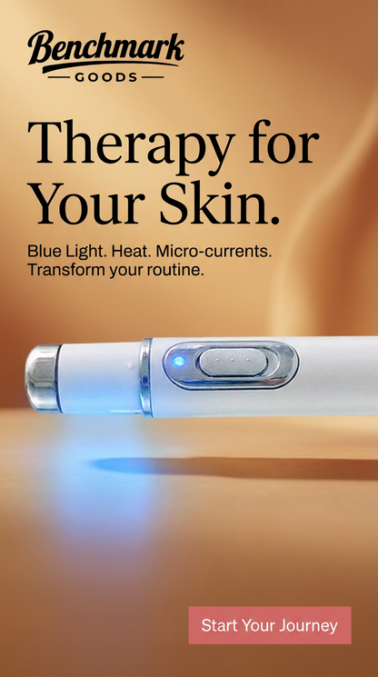 Blue light therapy pen for skincare