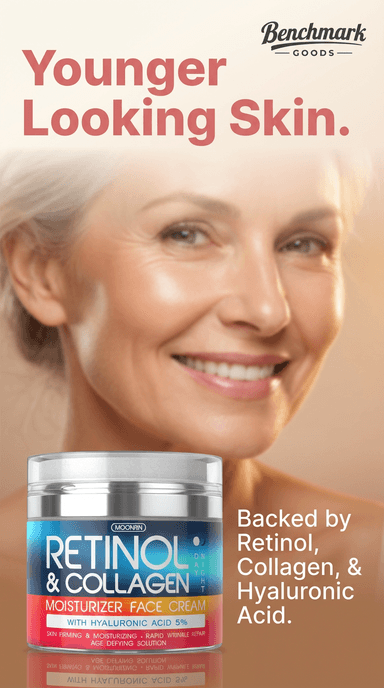 Retinol collagen face moisturizer cream