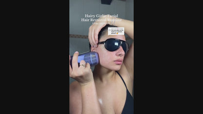 Laser IPL hair removal handset